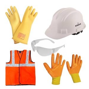 Safety Helmets, Gloves, Goggles